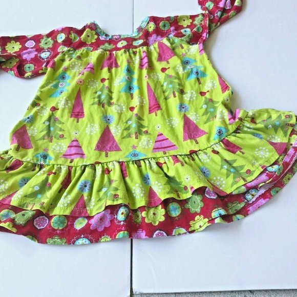 Jelly the Pug Christmas Dress 24 months Long Sleeves Buttons Festive Hol… - Picture 5 of 11